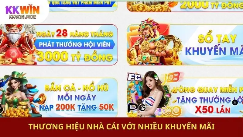 Thương hiệu nhà cái với nhiều khuyến mãi
